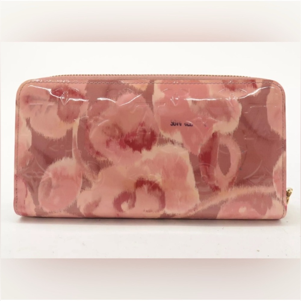 Louis Vuitton Limited Edition Monogram Vernis Ikat Flora Zippy Wallet Authentic - Picture 11 of 15